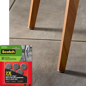 Scotch Heavy Duty Felt Pads