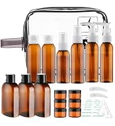 Cosywell Travel Size Bottles for Toiletries 20 Pack 2oz TSA Approved Toiletry Bottles Leak Proof ...