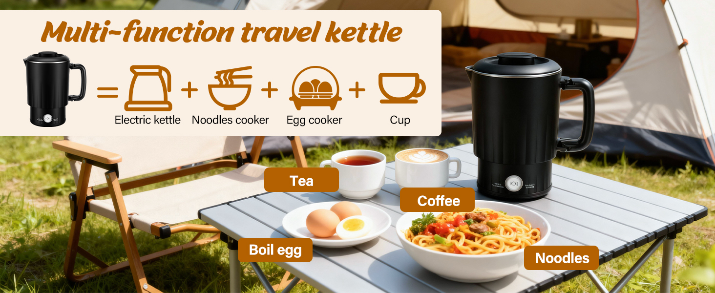 Travel Foldable Electric Kettle