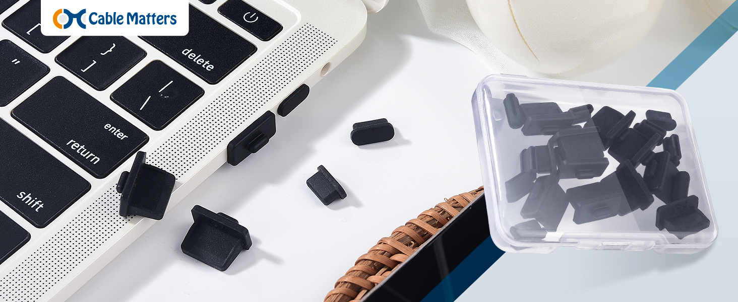 Combo-Pack USB-C and USB Port Covers
