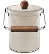 WAGENSTEIGER Kitchen Countertop Compost Bin 101Ounces / 3Liters, Airtight Lid SUS304 Premium Stai...