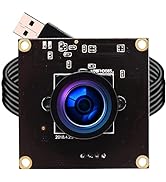 ELP USB with Camera 2.9mm Wide Angle Lens 1080P Free Driver Camera Module,260FPS@360P 120FPS@720P...