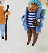 4 Pack Christmas Felt Mice