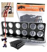 Rack-A-Tiers Crackit Bracket - Snap Apart Wire/Cable Brackets, ETL Listed, 12 Slots, Supports Up ...