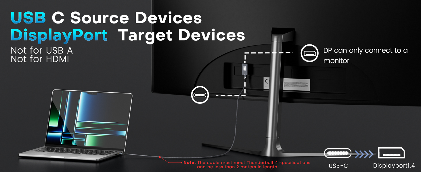 USB C to DisplayPort