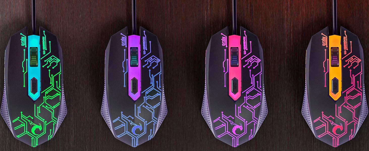 Gaming keyboard and mouse bundle for PS5 Xbox & PC