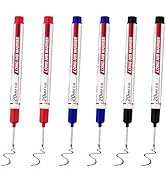 LYXMYGS 6 PCS Long Head Deep Hole Marker Pens,20mm Long Nib Marker, Longs Nose Markers, Waterproo...