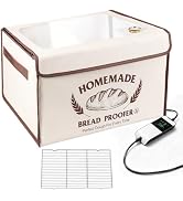Bread Proofing Box with Shelf,Foldable dough proofing box with 50-130? Temp Control & 24H Timer,S...