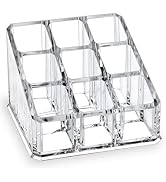 MOSIKER Lipstick Lip Gloss Organizer,Small Clear Acrylic Compact Essential Oil Rollerball Perfume...