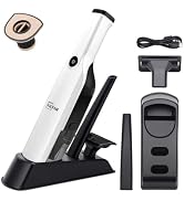 VACFAM Handheld Vacuum Cordless,15KPA Vacuum with Storage Dock,White | Lightweight 1.1lb mini vac...