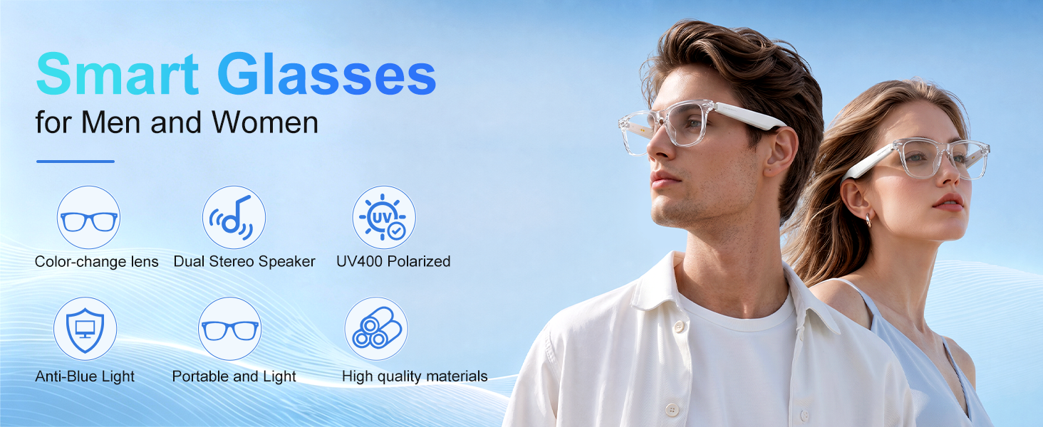 Bluetooth glasses men