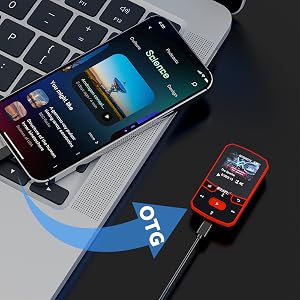 Clip jam mp3 player bluetooth music player with Voice recorder OTG ipod music player música small