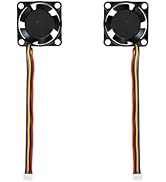 Imdinnogo 3D Printer Accessories X1 X1C Hotend Cooling Fan 2Pcs: 25x25x10mm/ 0.98x0.98x0.39inch 1...