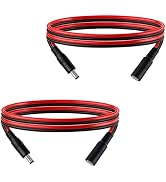 3.3FT 5.5mm×2.1mm DC Power Extension Cord 14AWG Male to Female Connector 5521 Connector for LED S...