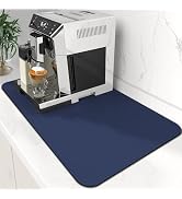WISELIFE Coffee Mat Super Absorbent Dish Drying Mat Bar Accessories Match with Coffee Machine Lar...