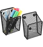 Sanpaint Magnetic Pencil Holder,Mesh Stainless Steel Pen Basket, Metal Writing Utensil Storage Or...