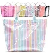 MRYAWXBK Personalized Waterproof Beach Bag for Women, Custom Name Embroidery Sandproof Large Tote...
