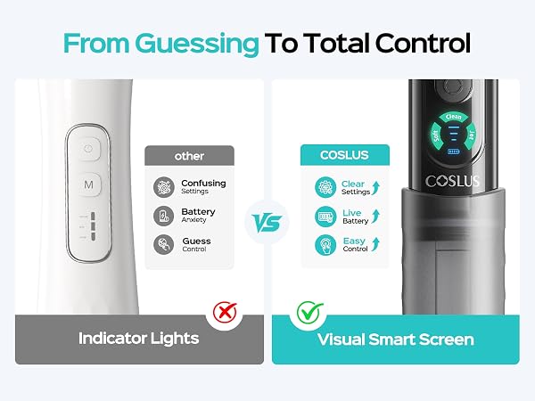 COSLUS T50 Portable Water Flosser for Travel