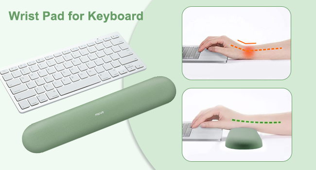 Ergonomic Mouse Pad and Keyboard Wrist Rest