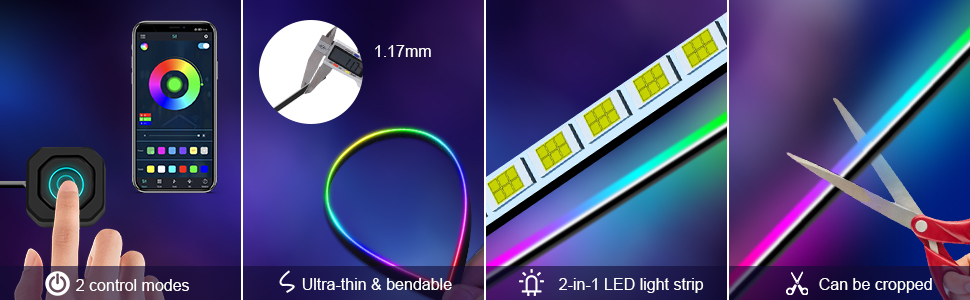 neon car light