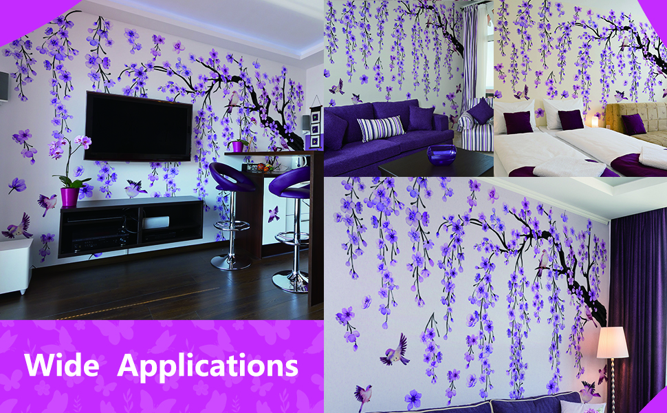 MS7221 Purple Cherry Blossom Tree 9