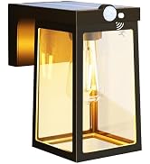 vighep Solar Porch Lights Outdoor with Motion Sensor, Dusk to Dawn Exterior Wall Lighting Fixture...