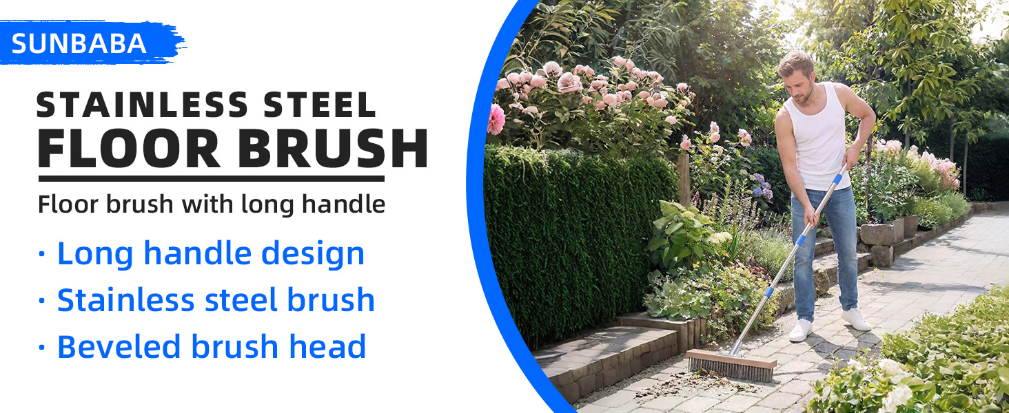 STAINLESS STEEL FLOOR BRUSH