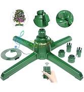 kaoer Rotating Christmas Tree Stand, Adjustable Tree Stands for Up to 9.8FT and 132 Pounds Artifi...