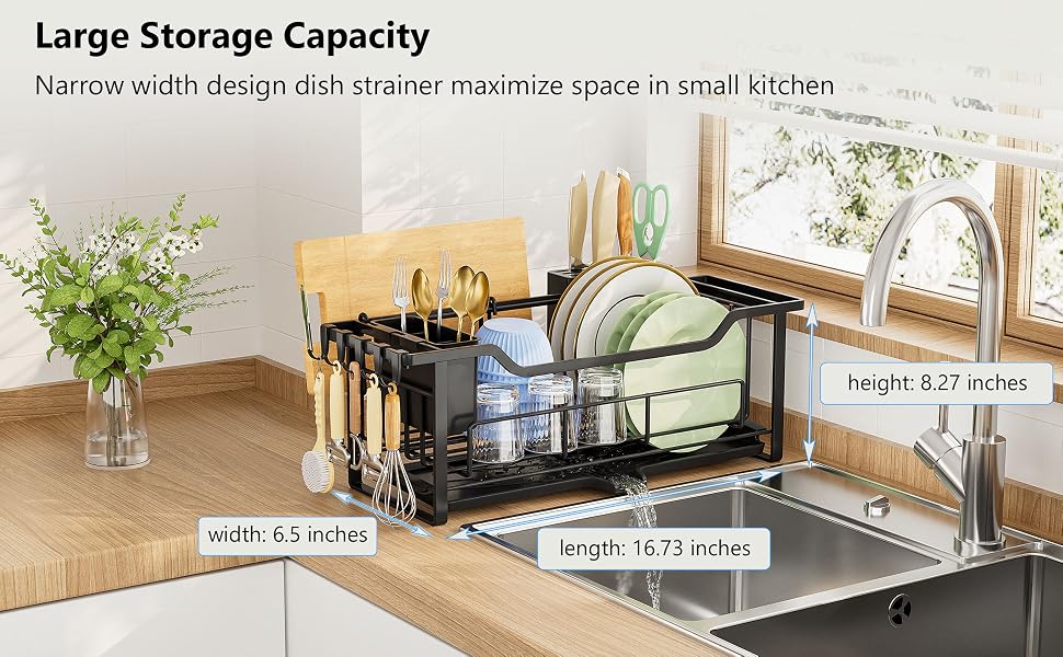 dish drying rack for kitchen counter