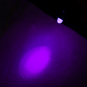 detecting bodily fluids in the dark.