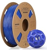 LANDU TPU 3D Printer Filament 1.75mm, High Speed 95A TPU Filament, 1KG Flexible 3D Filament for F...