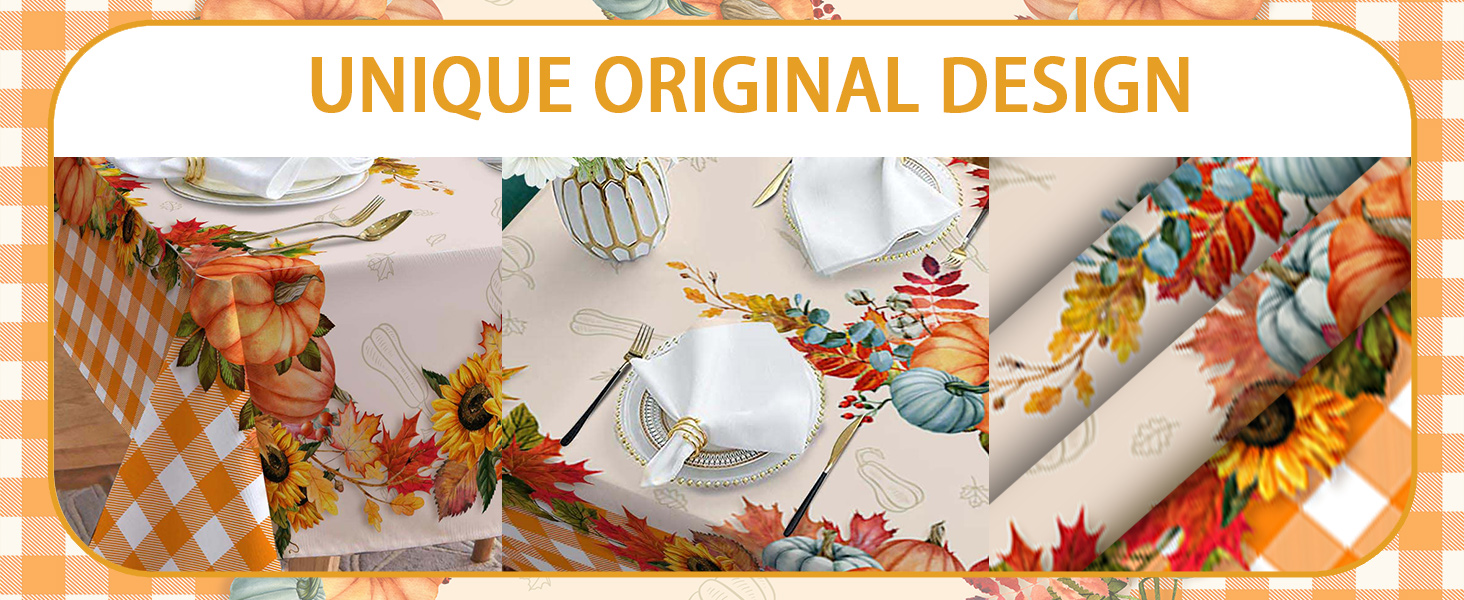 table cloth rectangle table fall