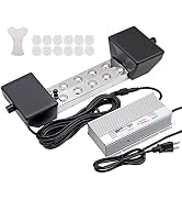 NAOEDEAH Ultrasonic Mist Maker Fogger Mushroom Fogger with Float 6 Head/8 Head/ 10 Head Mister Fo...