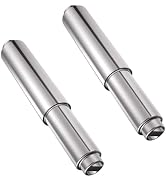 2Pcs 2024 New Sliver Stainless Steel Paper Toilet Holder Replacement Rod, Spring Loaded Paper Hol...