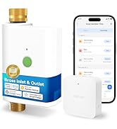 meross WiFi Water Timer for Garden Hose, Smart Hose Timer with Brass Inlet & Outet, WiFi Sprinkle...