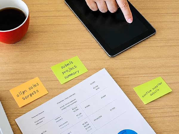 sticky notes