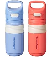 Tommee Tippee Insulated Flip Top Sporty Spill-Proof Toddler Water Bottle for 18 Months+, 11oz, Pu...