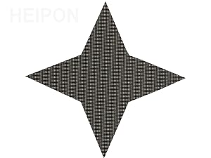 You can cut the baking mat into star shapes.
