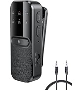 Bluetooth Transmitter for TV to Headphones, Airplane Bluetooth Adapter Dual Link, 3.5mm Wireless ...