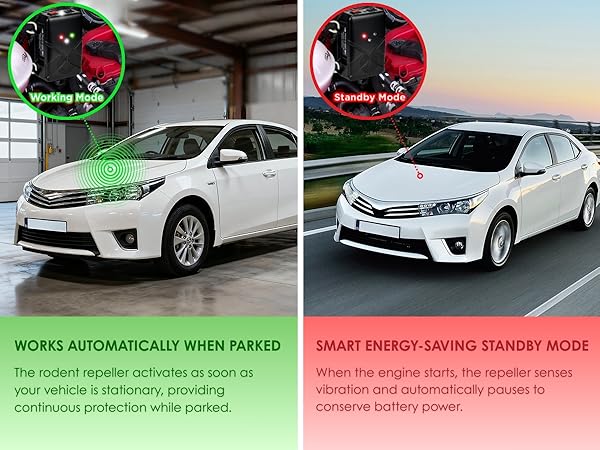 loraffe battery operated rodent repellent for car engines energy saving