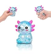 Jiezipeasy Axolotl Squishy Toy, Soft Slow-Rising Fidget Stress Toy, Cute Squeeze Sensory Toy for ...