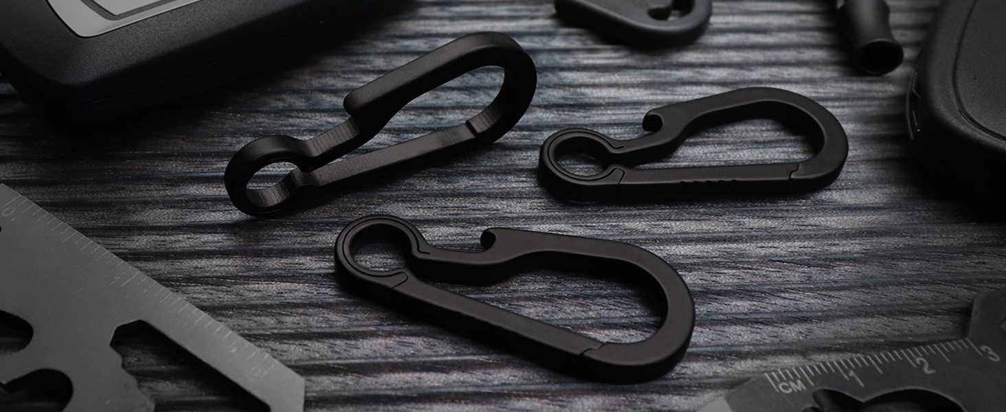 Black Titanium Carabiner