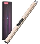 MEIRUBY Lighter Electric Candle Lighter Long Electronic Rechargeable USB Lighter Arc Windproof Fl...