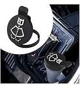 KIFIDAN Premium ABS Windshield Washer Fluid Cap,Windshield Washer Reservoir Cap Good Sealing, Com...
