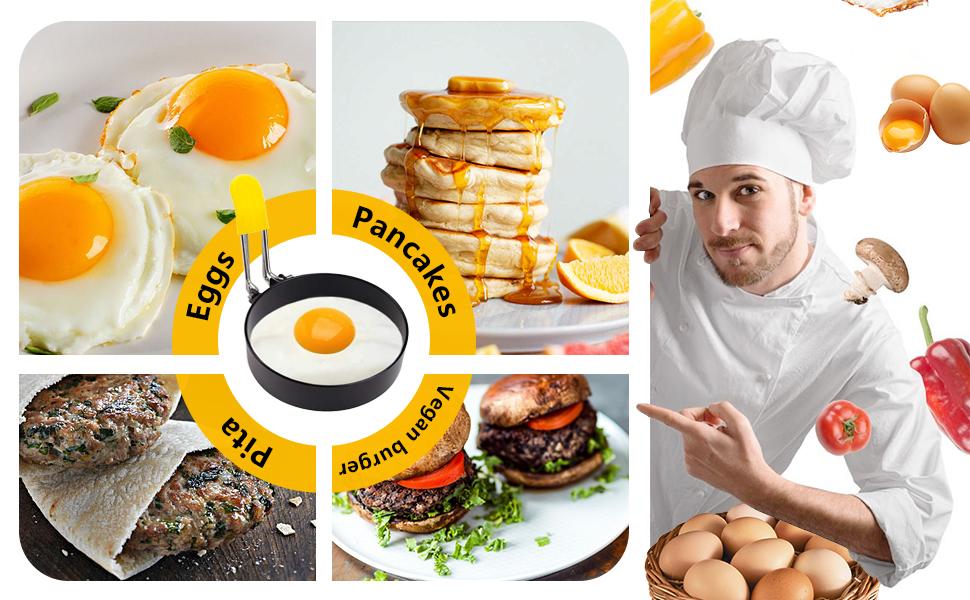 Anti-Scald Egg Rings 2-Pack Great Value