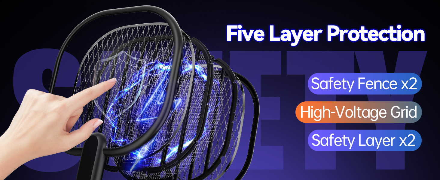 electric fly swatter racket