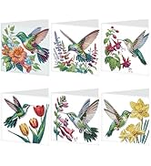 Tontut 6pcs Diamond Art Painting Kit Greeting Card, Balloon Puppy 5D DIY Diamond Handmade Holiday...
