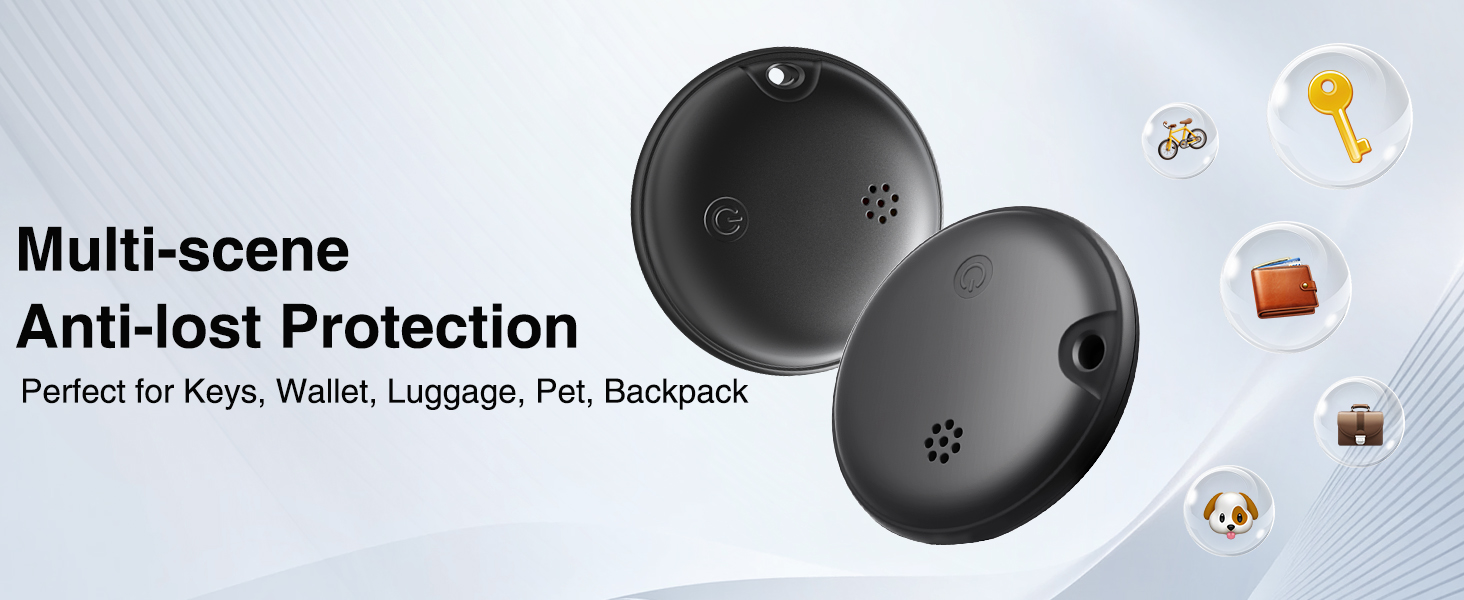 Track Multiple Items At Once. Perfect for Keys, Wallet, Luggage, Pet, Backpack