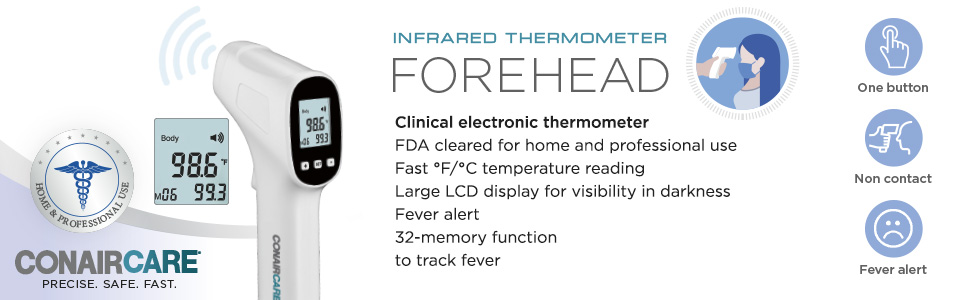 thermometer for adults forehead forehead thermometer infrared thermometer made in usa