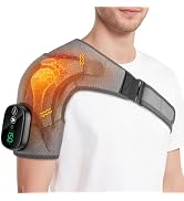 Shoulder Heating Pad with Massage Cordless for Rotator Cuff Frozen Shoulder | FSA Eligible Should...